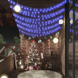 Vidaxl -Lichtkabel mit 200 LEDs 8 Funktionen blau 20 m