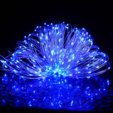 VidaXL-Lichtkabel mit 400 microLEDs blau 8 Funktionen 40 m