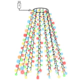 Vidaxl kerstboomverlichting met 210 led's meerkleurig net 210 cm