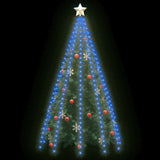 Vidaxl Weihnachtsbaumbeleuchtung mit 300 LEDs Blaues Netz 300 cm