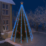 Vidaxl Weihnachtsbaumbeleuchtung mit 500 LEDs blau in 500 cm