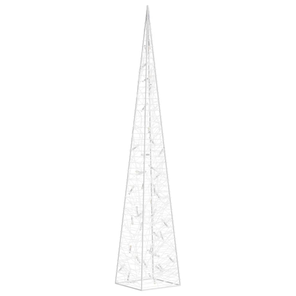 Vidaxl Light Cone Dekorative LED 90 cm Acryl warmes Weiß