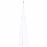 Vidaxl Light Cone Dekorative LED 120 cm Acrylkalt weiß