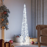 Vidaxl Light Cone Dekorative LED 120 cm Acrylkalt weiß