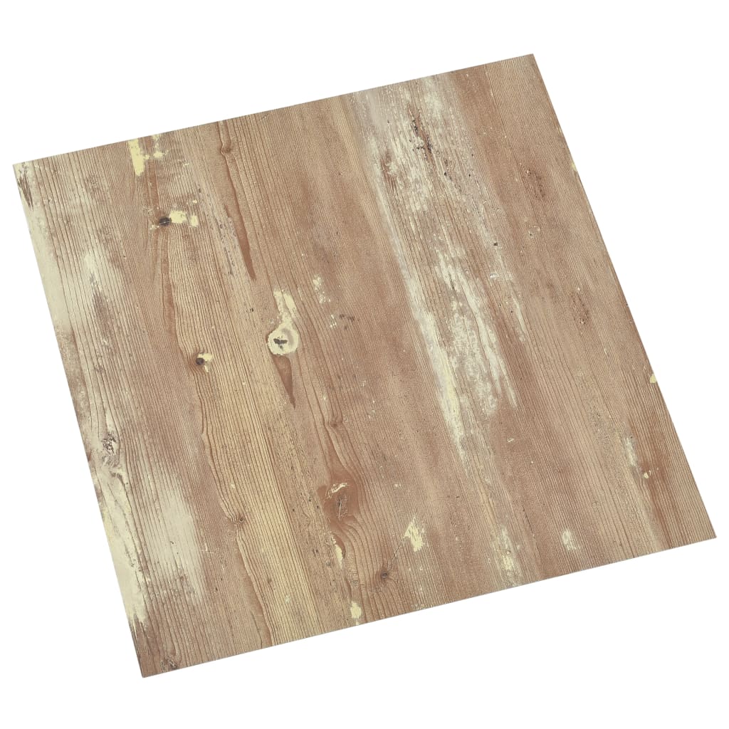 Tablas de piso Vidaxl 20 st autoadhesivo 1.86 m² PVC Brown