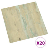 Vidaxl Floor Boards 20 ST Self -adhezyjna 1,86 m² PVC jasnobrązowy