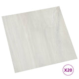 Tablas de piso Vidaxl 20 st autoadhesivo 1.86 m² crema PVC -Coled