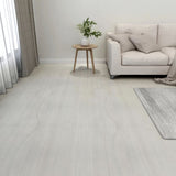 VIDAXL -Dielen 20 St. Selbstadhäsiv 1,86 m² PVC Cream -Colored