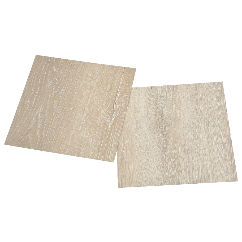 Planches de plancher vidaxl 20 ST auto-adhésif 1,86 m² pvc beige