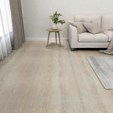 Tablas de piso Vidaxl 20 st autoadhesivo 1.86 m² pvc beige