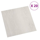 VIDAXL -Dielen 20 St. Selbstadhäsiv 1,86 m² PVC Beige