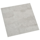 Vidaxl Floor Abeards 20 St Autoadesivo 1,86 m² PVC Grigio chiaro