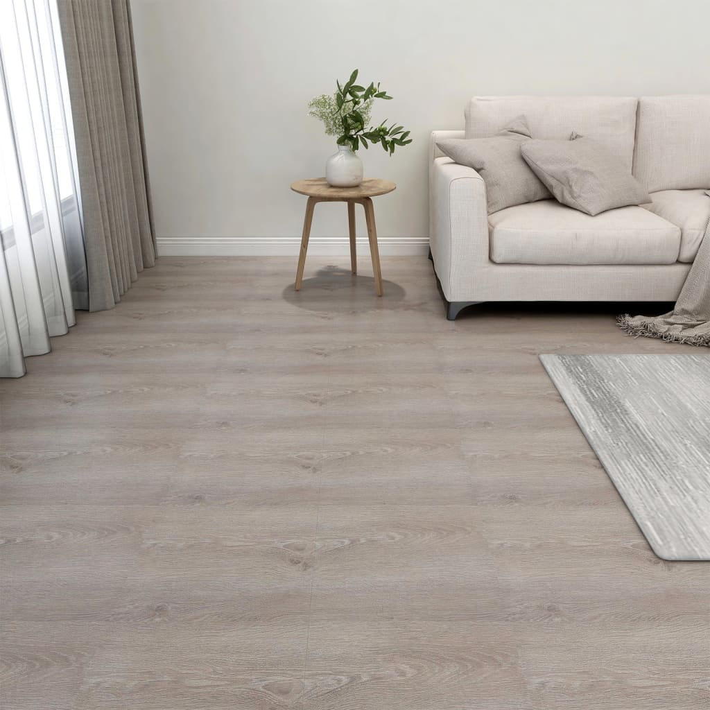 Vidaxl Floorboards 20 STELF SELF -UDHÆNGELSE 1,86 M² PVC Taupe