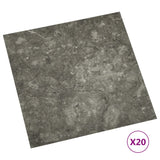 Vidaxl Floor Boards 20 ST Selfeza 1,86 m² PVC Gray