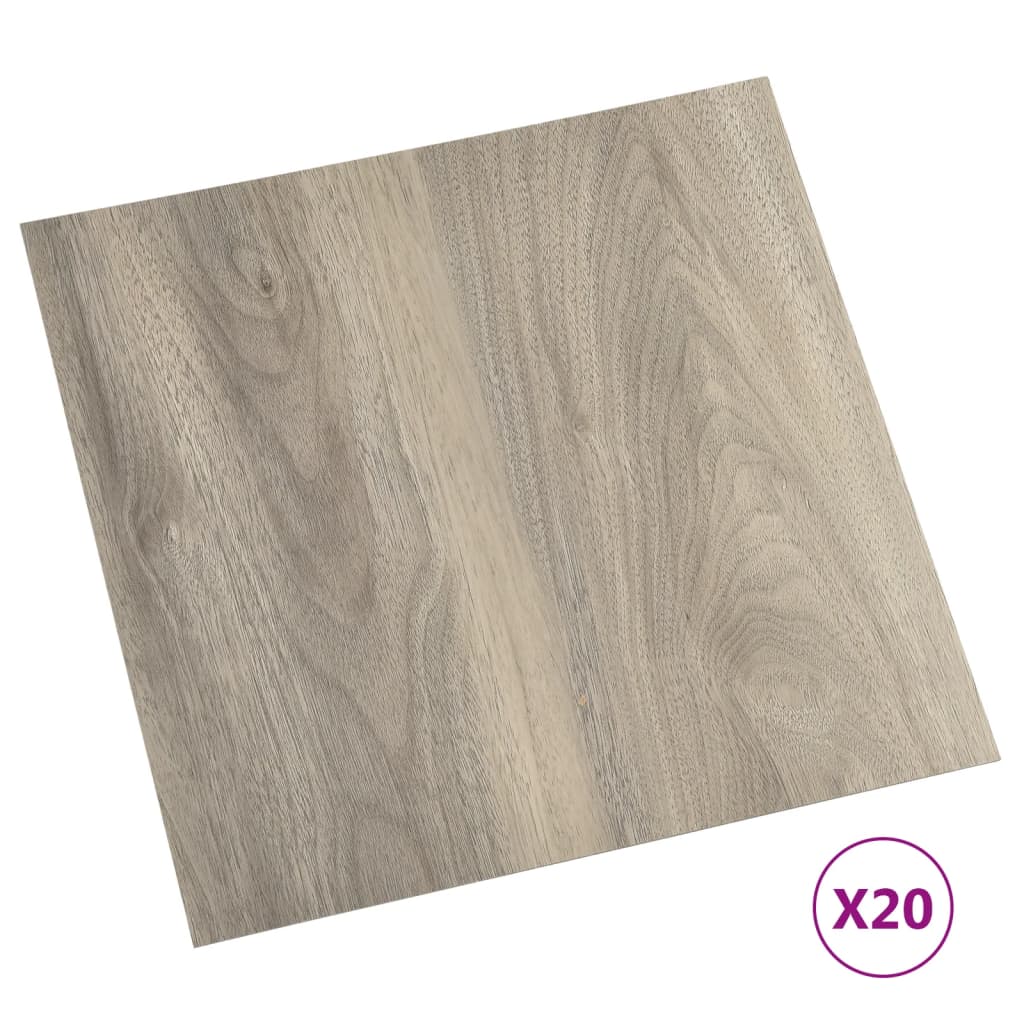 Vidaxl Historeboards 20 st selbst -adhesive 1.86 m² ass pvc taupe