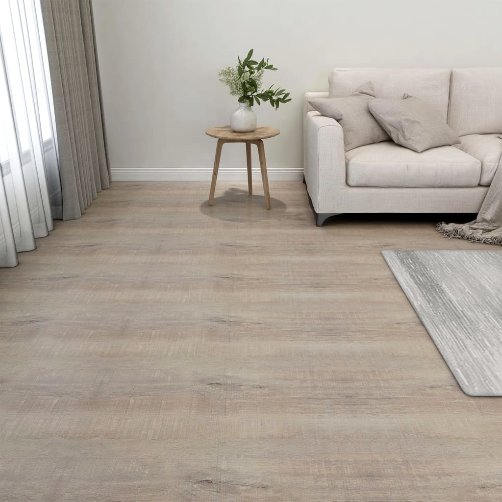 Vidaxl Floor Abeards 20 St Autoadesivo 1,86 m² PVC Taupe