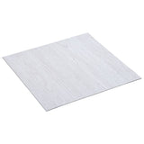 Vidaxl Floor Abeards 20 St Autoadesivo 1,86 m² Pvc bianco