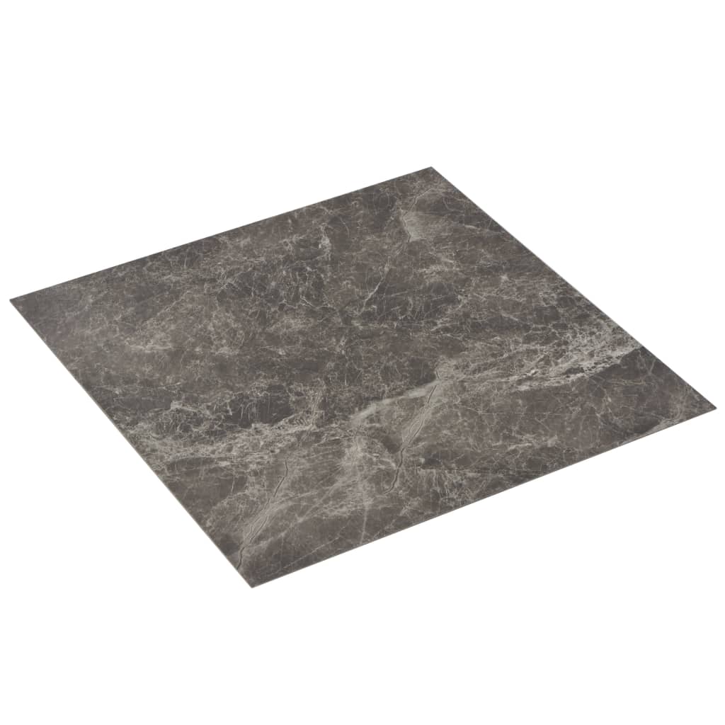 Planchers Vidaxl 20 ST auto-adhésif 1,86 m² PVC Black Marble Match