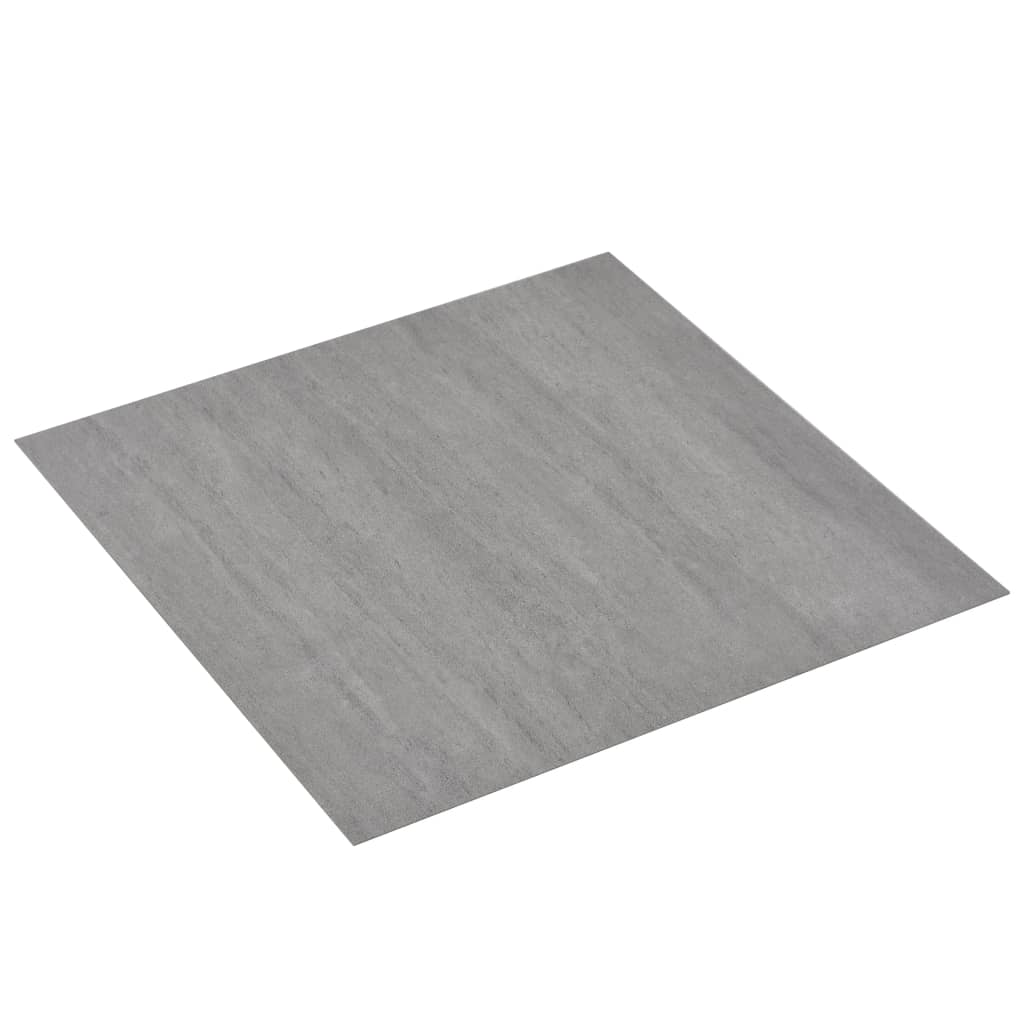 Vidaxl Floor Abeards 20 St Autoadesivo 1,86 m² PVC Grey Speckled