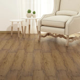 Vidaxl aboard pavimenti autoadesivo 5,21 m² 2 mm PVC Walnut Brown