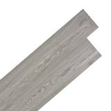 Vidaxl Floorboards Self -adhesive 5.21 m² 2 mm PVC Dark gray