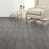 Vidaxl Floorboards Self -adhesive 5.21 m² 2 mm PVC Dark gray