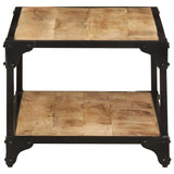 Vidaxl salontafel 90x45x35 cm massief ruw mangohout