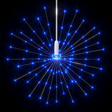 Vidaxl kerstverlichting vuurwerk 140 led's koudwit buiten 20 cm