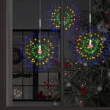 VIDAXL 10 ST Weihnachtsbeleuchtungsfeuerwerk 1400 LEDs 20 cm Multi -Colored