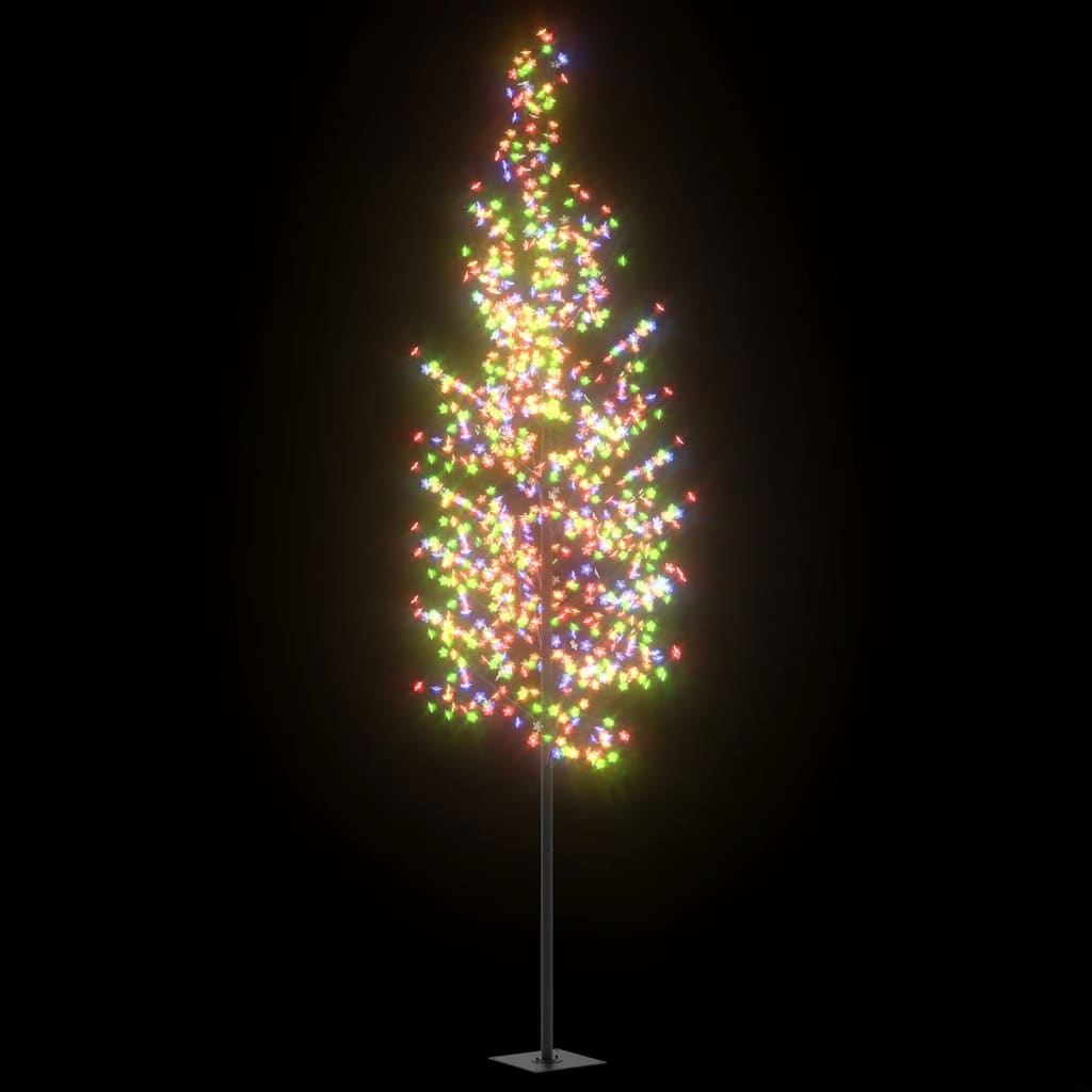 Vidaxl Christmas tree with 1200 LEDs multi -colored light cherry blossom 400 cm