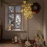 Vidaxl Christmas Tree Willow mit 180 warm -weißen LEDs innerhalb und außerhalb von 1,8 m