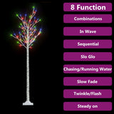 Vidaxl Christmas Tree Willow 180 mehrschwerte LEDs innerhalb und außerhalb von 1,8 m