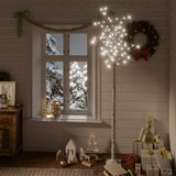 Vidaxl Christmas Tree Willow mit 200 kalt -weißen LEDs innerhalb und außerhalb von 2,2 m