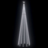 Vidaxl Kegelkerstboom 752 Cold -White LEDs 160x500 cm