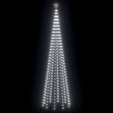Vidaxl KegelKERSTBOOM 752 Kalt -White -LEDs 160 x 500 cm