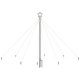 Vidaxl Weihnachtsbaumbeleuchtung 400 LEDs innerhalb von 2,5 m mehrfach gelöscht