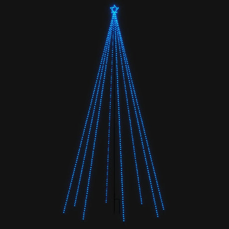 Vidaxl -LED -Weihnachtsbaum innen außerhalb von 576 LEDs 3,6 m blau