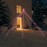 Vidaxl Weihnachtsbaumbeleuchtung 576 LEDs im Inneren von 3,6 m multi -gelenkt