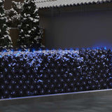 Vidaxx Weihnachtsnetzbeleuchtung 204 LEDs innen und außen 3x2 m blau