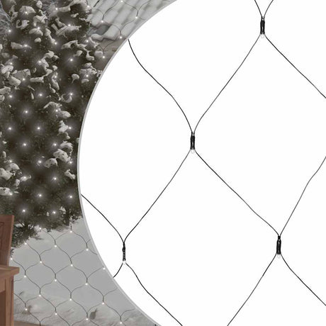 Vidaxl Weihnachtsnetzwerk beleuchtet 306 LEDs innerhalb und außerhalb von 3x3 m kalt weiß