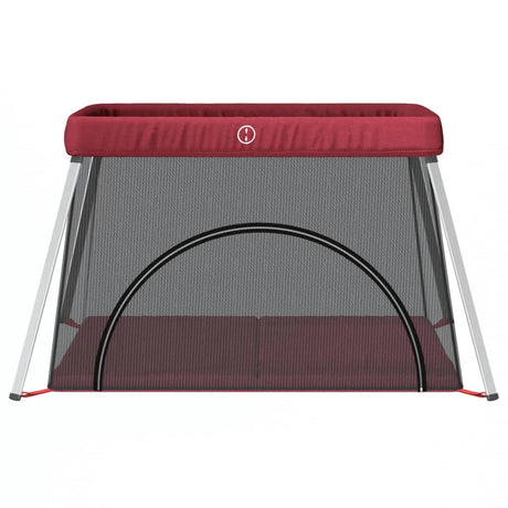 Vidaxl Babybox mit Matratze Leinenrot