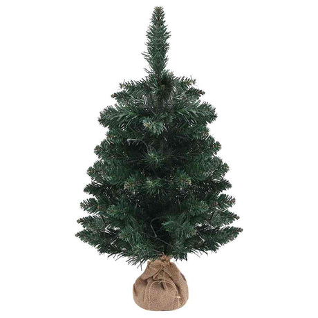 Vidaxl Kunstkerstboom mit Beleuchtung und Standard 60 cm PVC Green