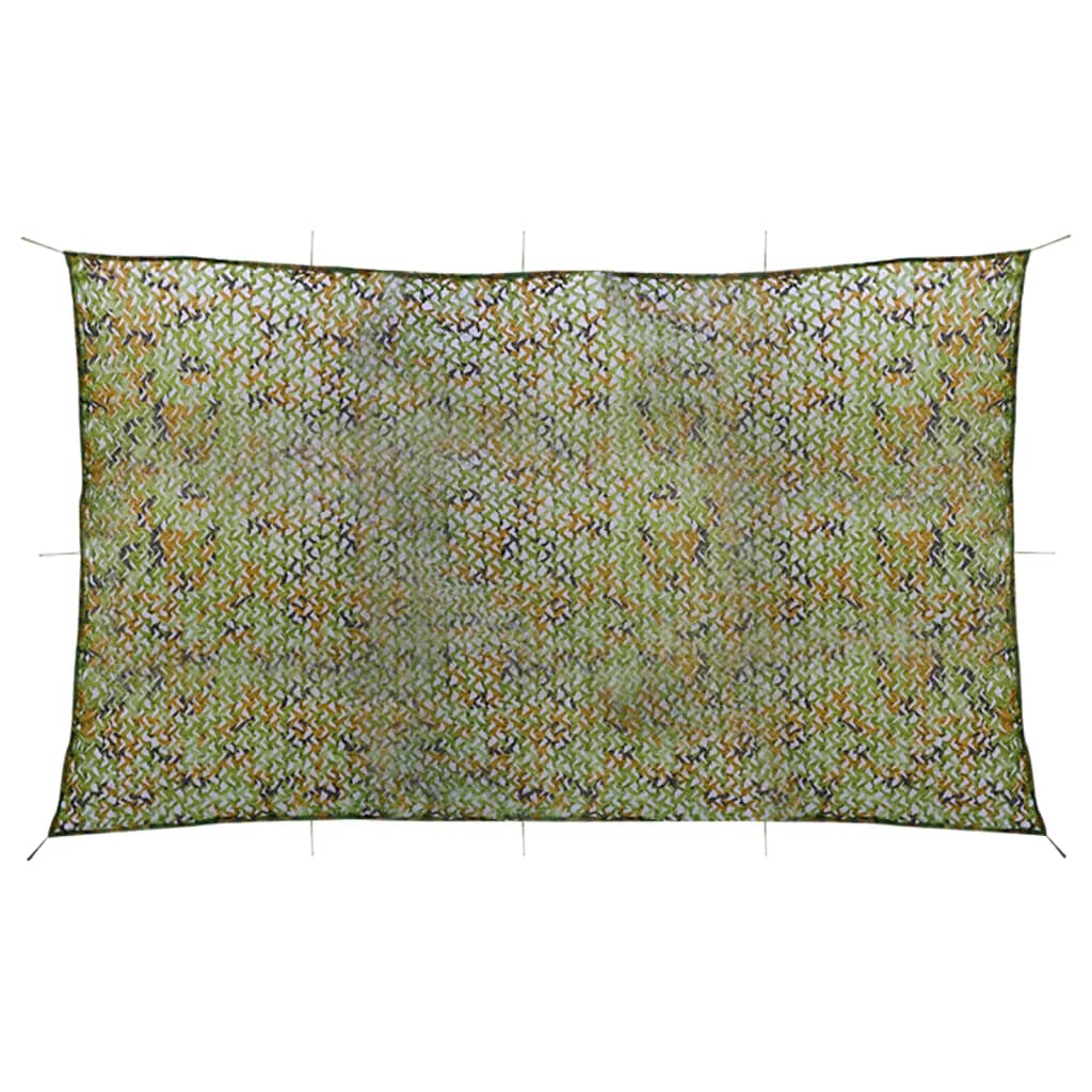 Vidaxl Camoufagenet mit Aufbewahrungsbeutel 3x6 m grün