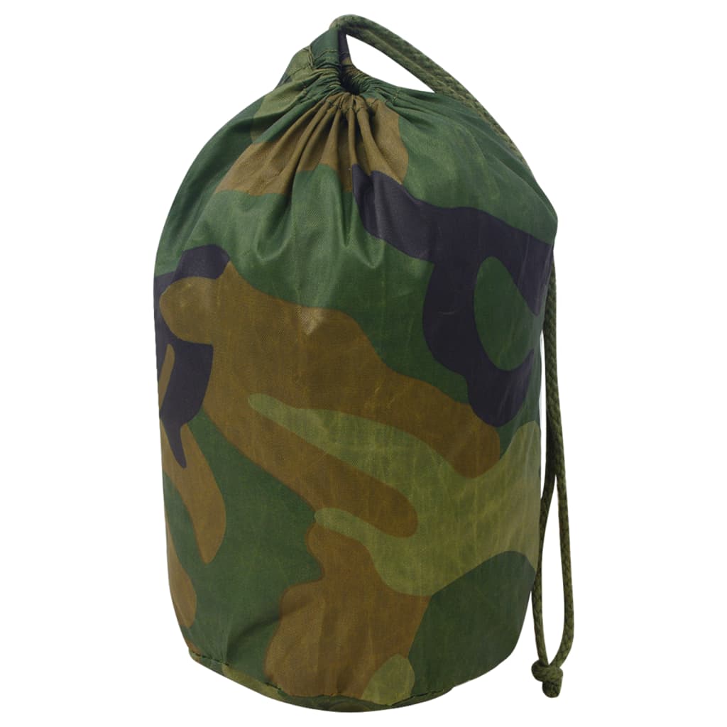 Vidaxl camouflegetnet mat Späichere Bag 3x7 m gréng