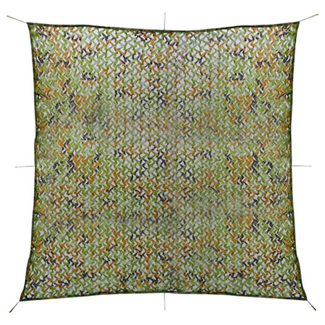 Vidaxl Camoufagenet mit Aufbewahrungsbeutel 5x5 m grün
