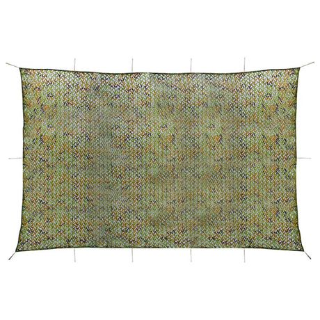 Vidaxl Camoufagenet mit Aufbewahrungstasche 6x7 m Grün