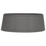 Vidaxl Weihnachtsbaumrock Ø54x19,5 cm Braun
