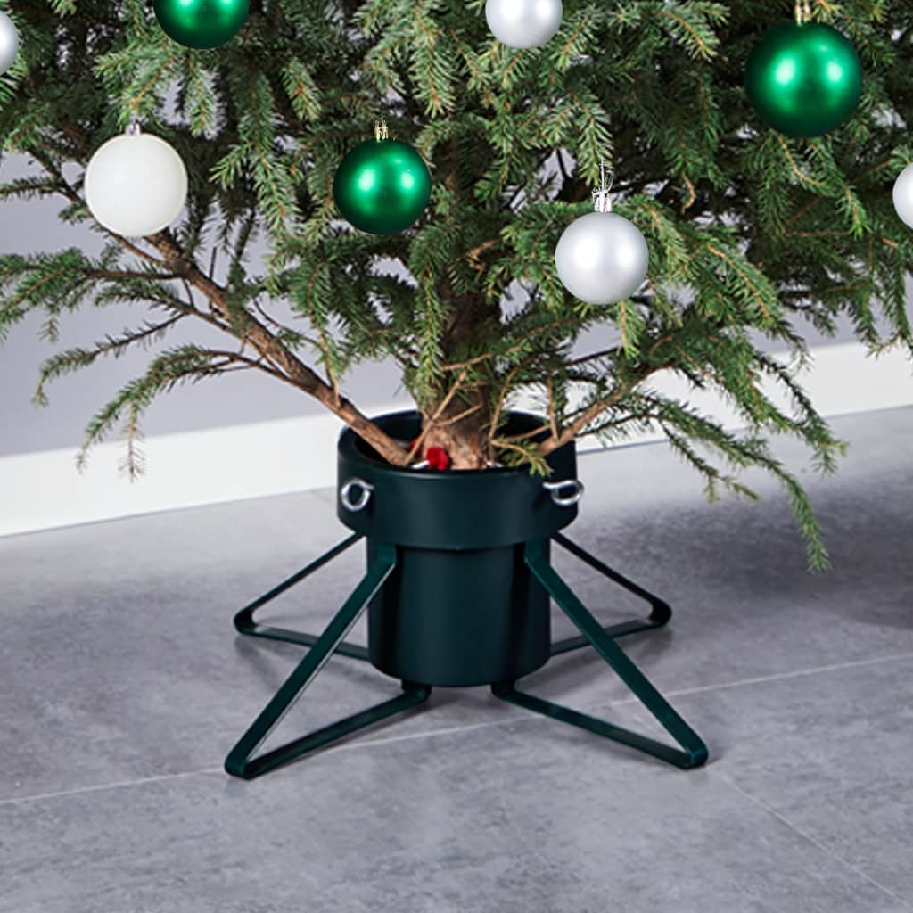 Vidaxl Christmas Tree Stand 46x46x19 cm svart