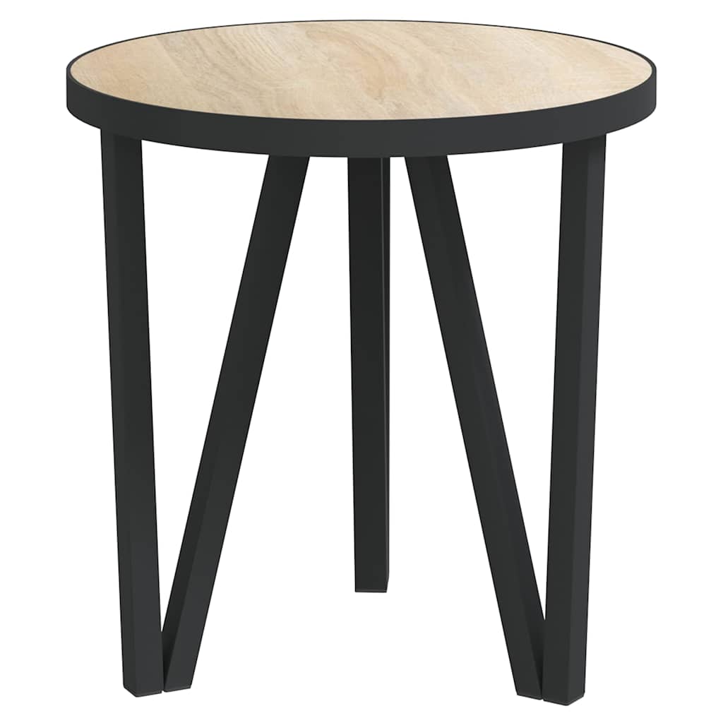 Vidaxl salontafel ø35 cm mdf sonoma eikenkleurig