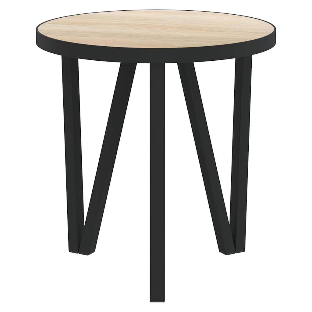 Vidaxl salontafel ø35 cm mdf sonoma eikenkleurig